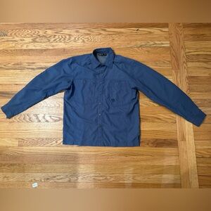 Mountain Hardwear Men's Navy Long Sleeves Shirt Jacket